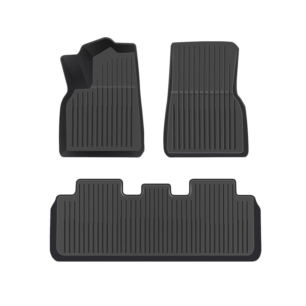 Tesla Model 3 (Pre-Highland) - All-Weather bilmåtter – Kabinesæt (3 stk.)