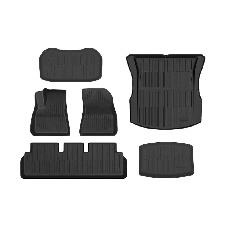Tesla Model 3 Highland - All-Weather bilmåtter – Komplet sæt (6 stk.)